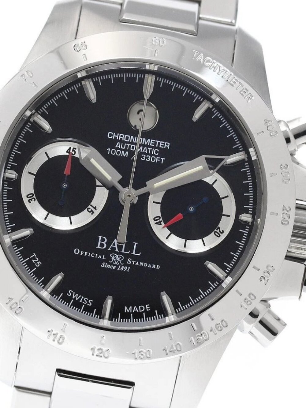 BALLWATCH Engineered Hydrocarbon Magnate CM2098C-SCJ-BK Automatic Men's_971569